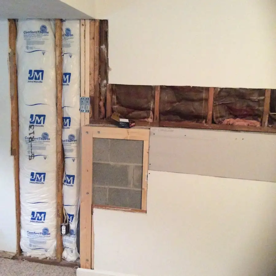 Wall insulation replacement during Contents Cleaning & Restoration in Ruidoso